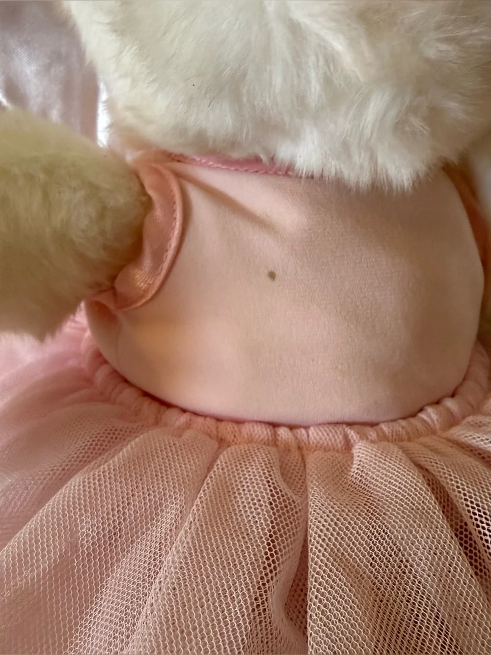 Vintage Victoria's Secret White Teddy Bear Ballerina Tutu Angel Wings Plush
